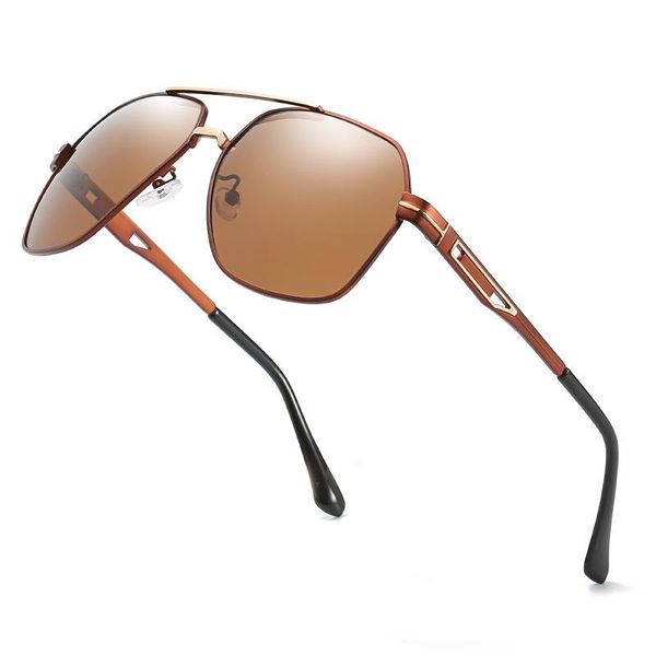 

sunglasses aluminum arm spring hinge polarized women men retro pilot uv400, White;black