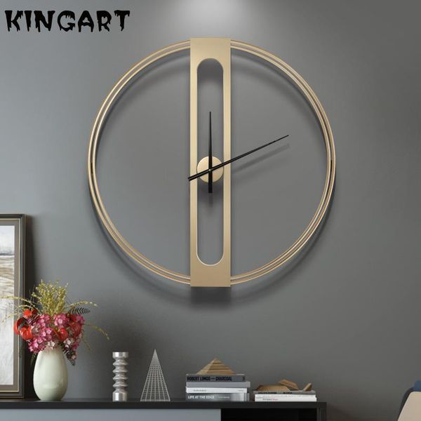 

3d metal large wall clock home decor living room art creative iron ornaments big hanging watch 142328955 clocks