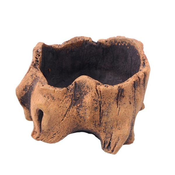 

planters & pots 2pcs creative deskflowerpot unique tree stump design flower pot