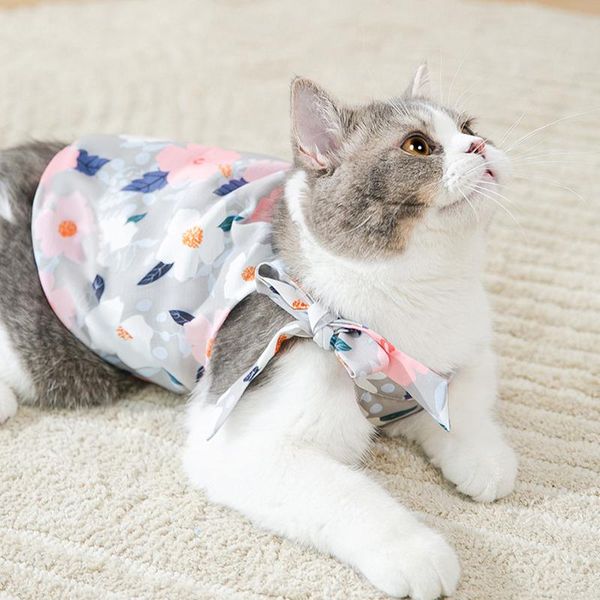 

cat costumes cute summer floral clothes comfortable shirts pet supplies for small breeds puppy sale dresses