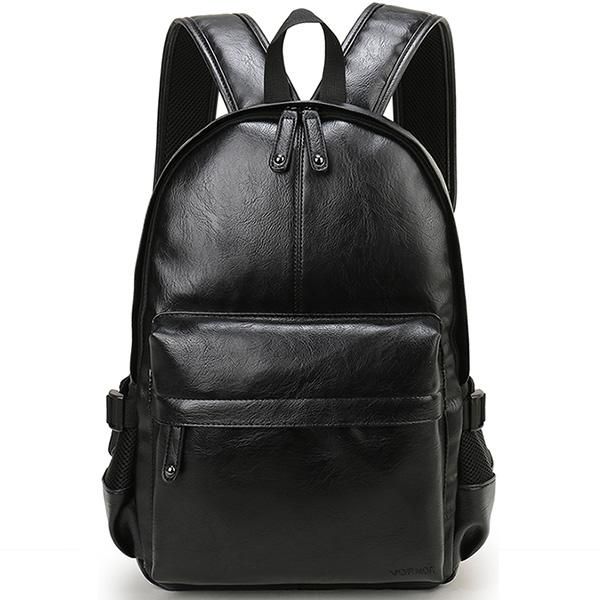 

backpack brand men leather school bag fashion waterproof travel casual book male