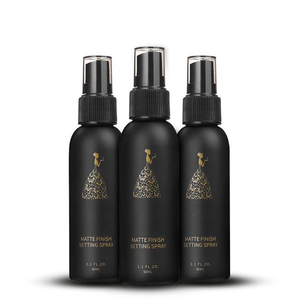 

storage bottles & jars makeup setting spray matte finish bottle oil-control natural long lasting make up fix foundation