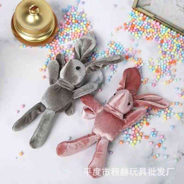

ing bouquet korean velvet long foot rabbit doll plush toy pendant