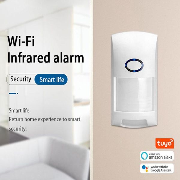

smart home control tuya wifi pir motion sensor wireless infrared detector security burglar alarm app intelligent pet recognition