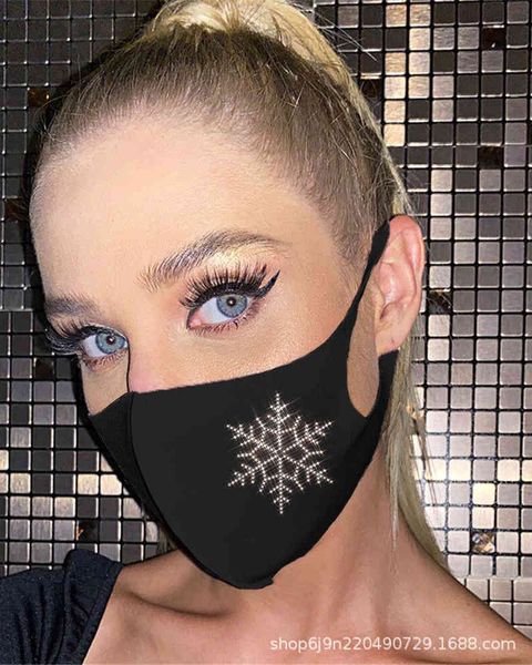 

2021 new halloween flash jewelry riding diamond mask lbz1366