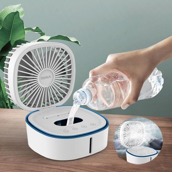 

desk hand air conditioner cooler fan with night light timer deskautomatic table mini aire acondicionado portatil electric fans