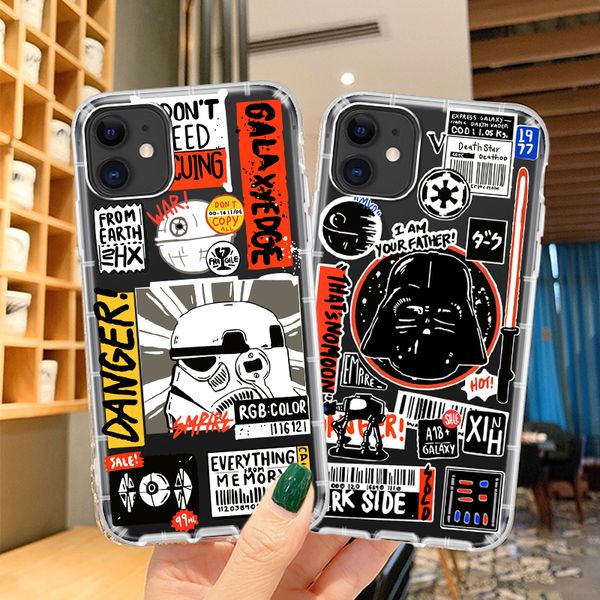 Custodia per iPhone trasparente antiurto Fashion Design Air per iPhone 13 12 11 Pro Max Mini 7 8P X XsMax Xr Etichetta personalizzata creativa Prezzo all'ingrosso Cancella copertura del telefono