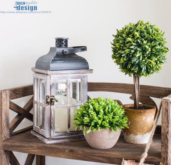 

candle holders outdoor natural wooden holder with hanging vintage decoration wedding decor night light led lantern