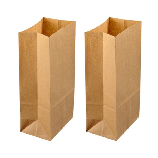 

kraft paper bakery bags gift candy treat sacks breakfast bag baked bread bag(18 x 5.5cm) wrap
