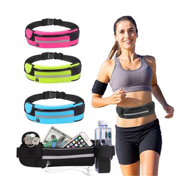 

outdoor bags belt bag personal pockets fitness water bottle