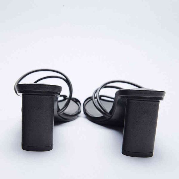 

sandals sandÃ¡lias femininas de salto alto lmcavsun, sandÃ¡lias couro para mulheres, com largo e estilingue 1x1t, Black