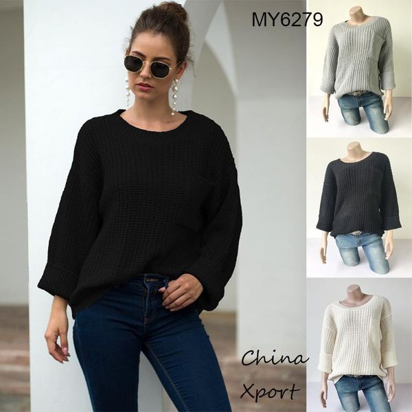 

women's sweaters selling 2021 arrival spring autumn winter women knitwear sweater fashional elegant pullovers clothes, White;black