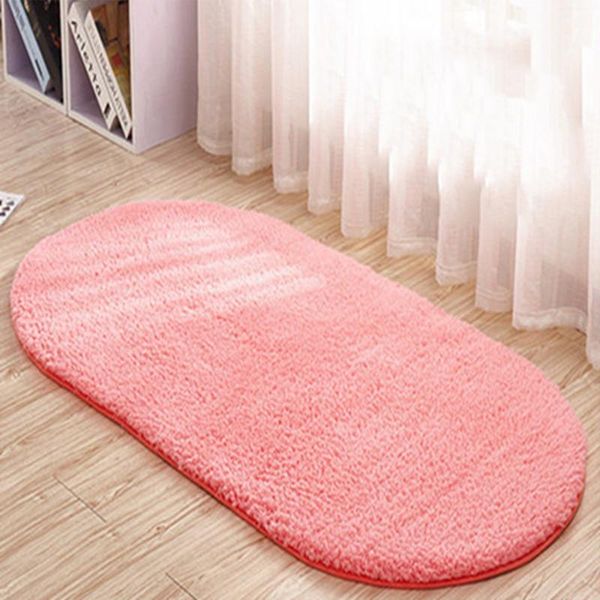 

carpets ruldgee ellipse thickened sherpa fluffy lamb wool carpet bedroom bedside flat floating window hanging plush pad porch doormat