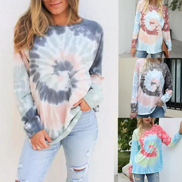 

women's hoodies & sweatshirts oversized streetwear sweatshirt 2021 women harajuku korean style hoodie tie dye womens pullover woman clo, Black