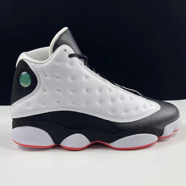 

men basketball shoes 13s jumpman 13 he got game black white true carbon cellulosic outdoor running trainers sports sneakers with box
