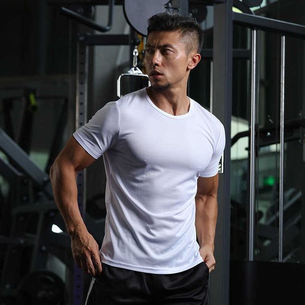 

2021 summer men's muscle brothers running fitness sports mesh quick drying leisure sports top, Gray