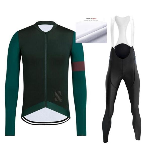 

pro team winter thermal fleece cycling clothes men long sleeve jersey suit bicicleta outdoor riding bike mtb bib pants set racing sets, Black;blue