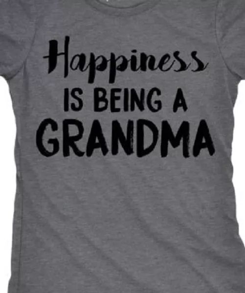 

happiness is being a grandma t shirt tee grand mother happy shirt, White;black