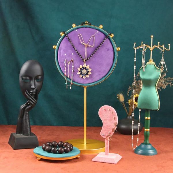 

hooks & rails 2021 fashion earring display stand ear-shaped ear clip stud jewelry