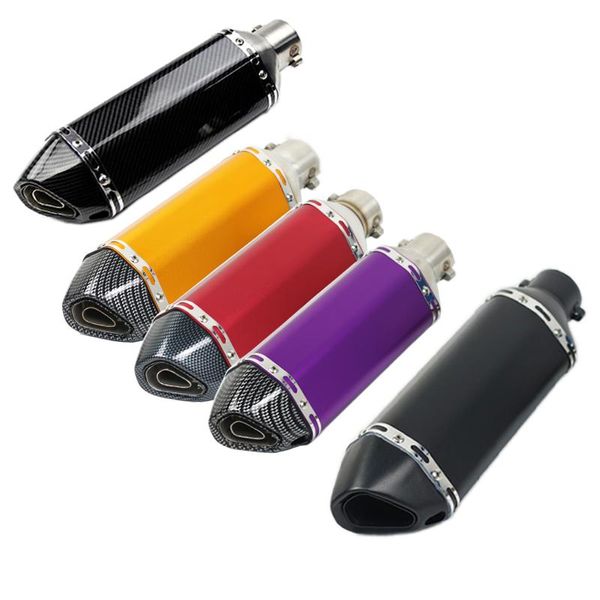 

universal motorcycle exhaust pipe muffler db killer escape moto dirt pit bike scooter crf 230 tmax 530 gsr 600 750 system