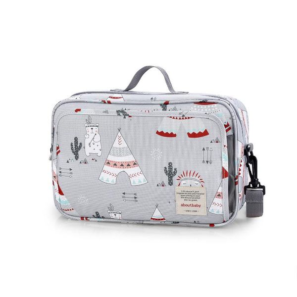 

6colors baby stroller bag cartoon printing carriage waterproof large capacity travel accessories diaper bags