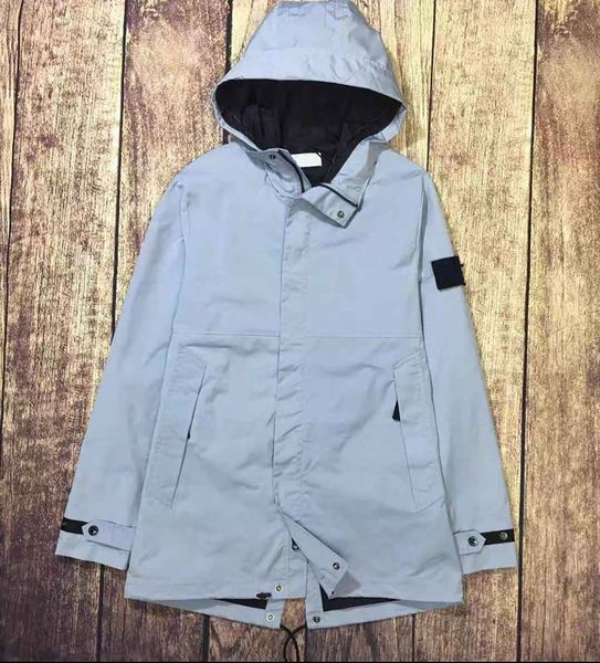 

2021 toney new arrival island compass sitong logo stone patched pockets cp men jacket high street clothes hooded jacket coat, Black;brown