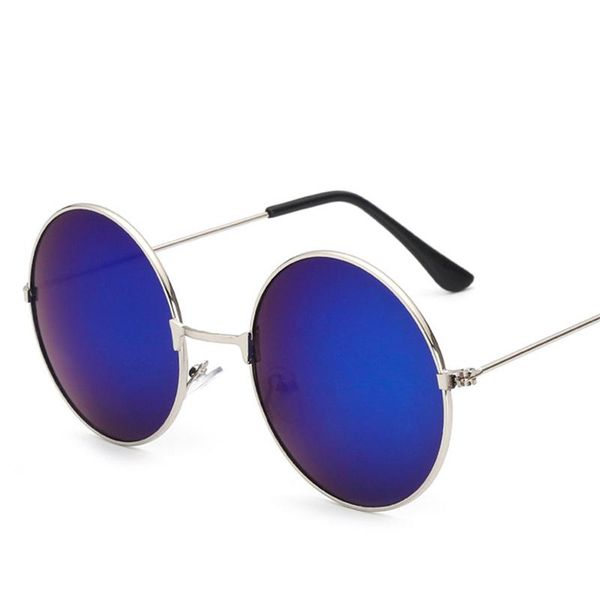 

sunglasses john lennon glasses retro round prince vintage circle male female reflective sun, White;black