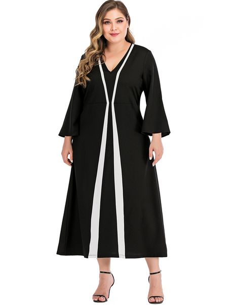 

women's plus size hy89329# large contrast stitching