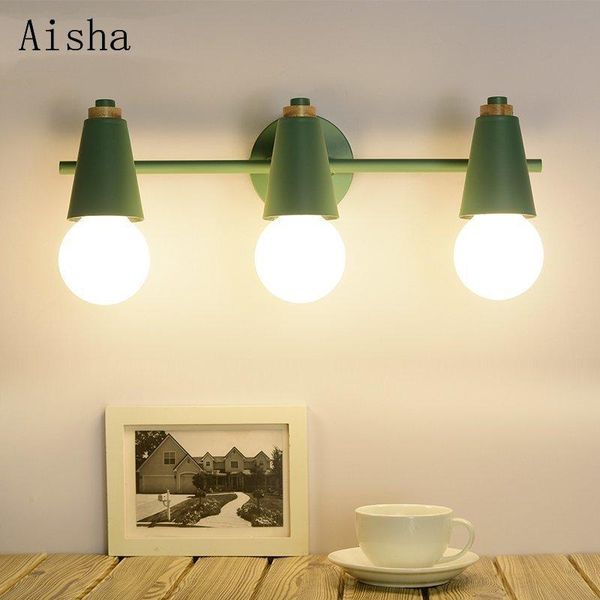 

wall lamp nordic led mirror light modern for bathroom make up dressing room indoor sconce lighting fixtures e27