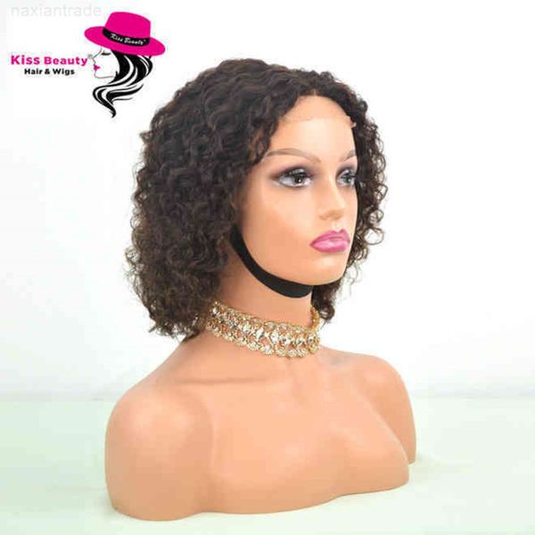 

4x4 curly bob hu hair cap