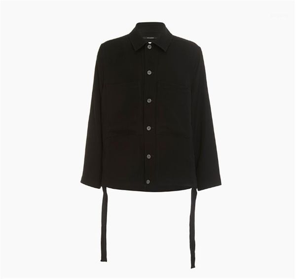 

2021ss song for the mute parents jacket men women 1:1 streetwear windbreaker men's ribbon jackets, Black;brown