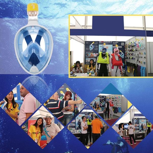 

diving masks full face snorkeling mask surface snorkel scuba small - medium