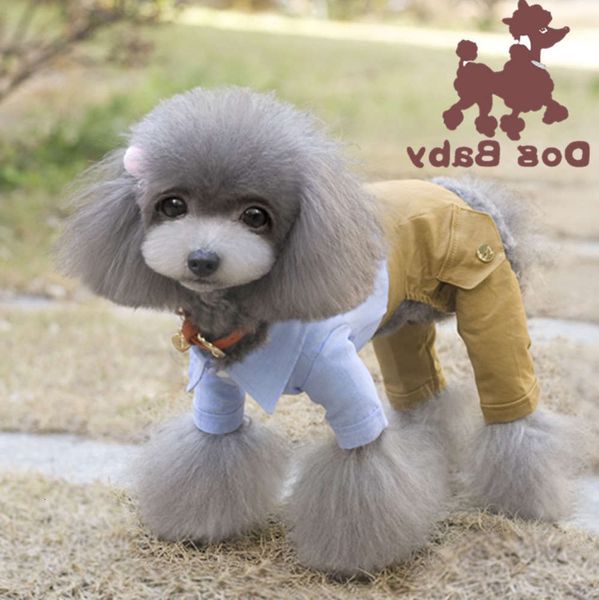 

the dog clothes dog autumn spring and summer rope strap pants pet clothing