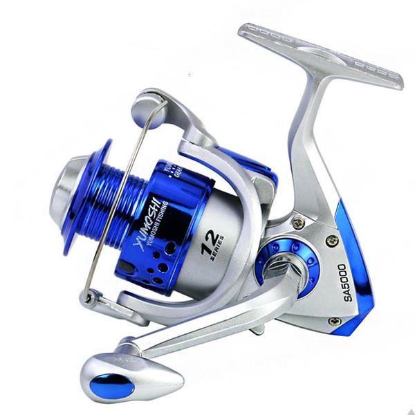 

spinning fishing reel no gap 1000-7000all metal wheel blue white high speed carp baitcasting reels
