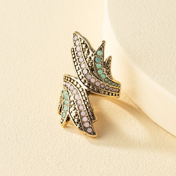 

color diamond mesh red fashion simple wear ring qingdao trade jewelry, Silver