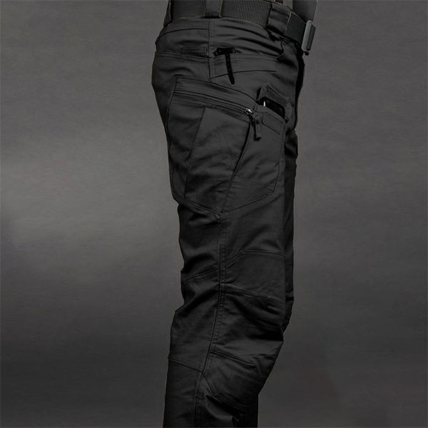 Мужские водонепроницаемые тактические камуфляжные брюки SWAT, боевая военная одежда с несколькими карманами, дышащие беговые брюки 210715