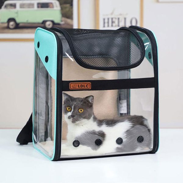 

cat carriers,crates & houses pet dog backpack carrier outdoor pvc breathable space travel bag foldable transporter shoulder with soft cotton