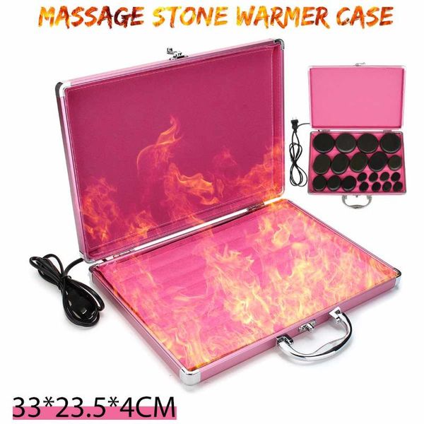 

massage gun protable stone heater electric rock heating box warmer carrying case thermostat casefor spa