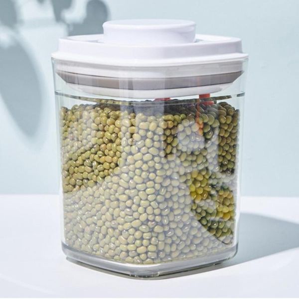 

storage bottles & jars 2 colors ornamental square acrylic press type box organizer container innovative for storing