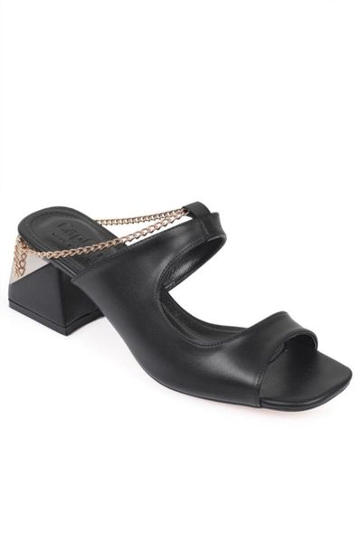 

slippers female chain, Black