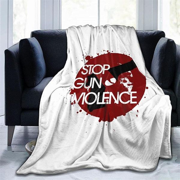 

blankets sgun violence cubre camara green throw blanket 3d print on demand sherpa super comfortable for sofa thin quilt