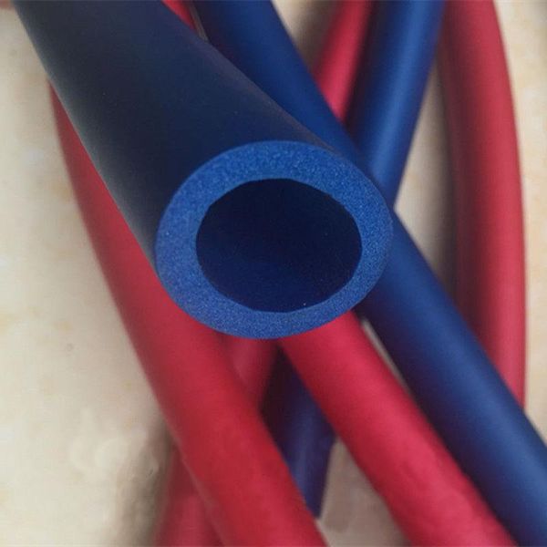 

red 1m fitness equipment handle bars thermal insulation pipe sponge foam rubber tube 22/25/28mm(id) waist support, Black;gray