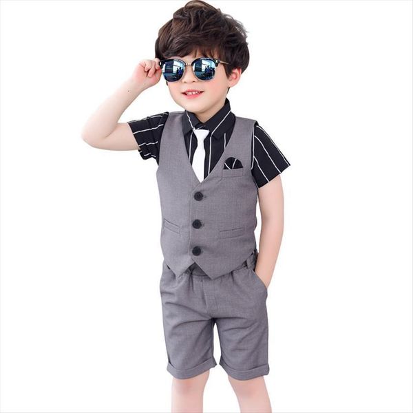 

dollplus summer suits for boys costumes child boy wedding suit blazer childrens formal infantil menino, Black