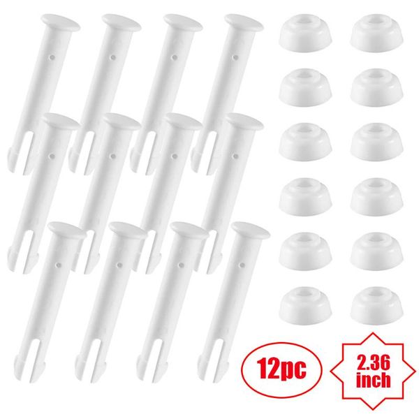 

pool & accessories 12pcs 2.36" plastic joint pins seals replacement fits intex 13ft-24ft swimming parts #t3p