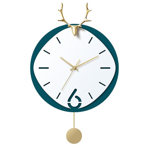 

scandinavian style wall clock modern design creative home decor clocks fashion art living room decoration silent watch