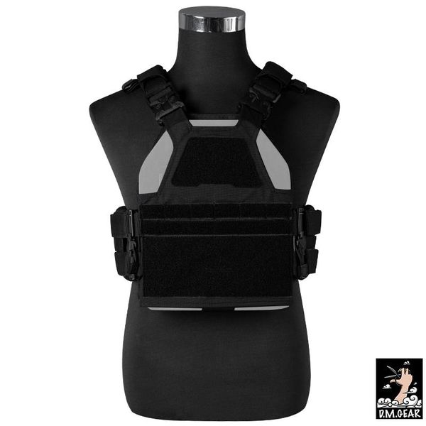 

dmgear xp10 tactical vest version a light plate carrier molle w/ fast release buckle hunting jackets, Camo;black