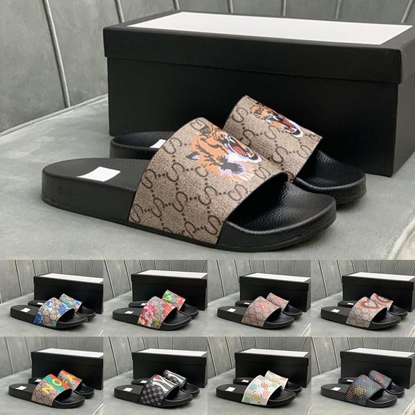 

g shoes [with box]2021 preferential designer slippers fashion men women sandals ladies flip flops loafers black white red green slides shoes