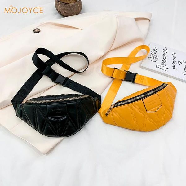 

women leather fanny pack solid color waist bag money pouch street shoulder for outdoor shopping traveling decoration bags
