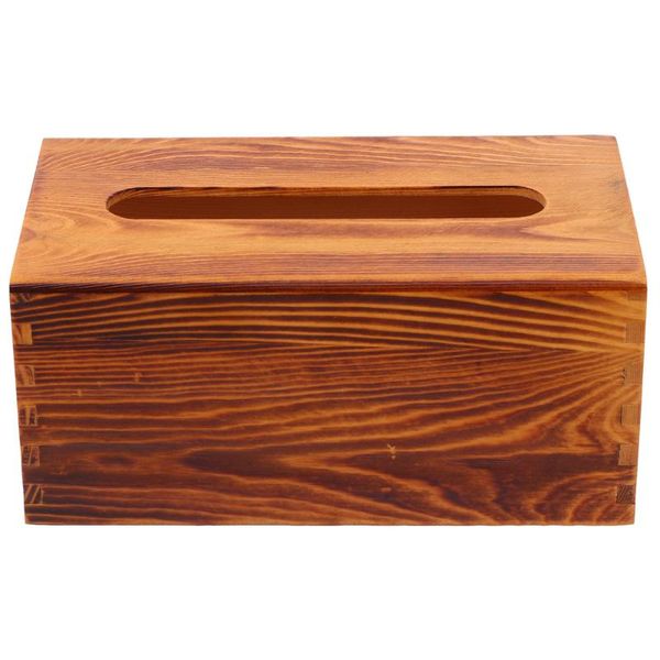 

tissue boxes & napkins 1pc retro box wooden napkin table holder container