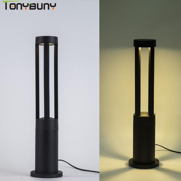 

modern decoration led bollard light outdoor garden yard 7w cob ip65 lawn lamps